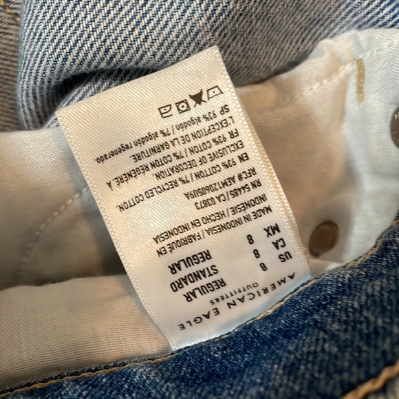 American Eagle Baggy Jean size 8 regular - Picture 7 of 13